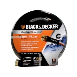 Garden Hose 5/8 x 50' Medium Duty Black & Decker "