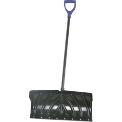 snow shovel pusher metal edge 24 inch