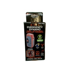 4 In 1 Emergency Dynamo Radio, Weather Band, Flashlight & Powerbank