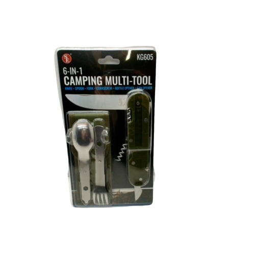 6 In 1 Camping Multi Tool