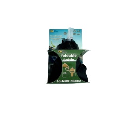 Foldable bottle - 20 oz 600ml with spill-proof lid