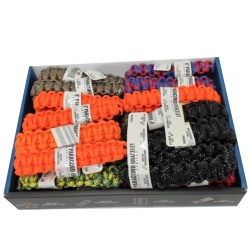 Paracord Bracelet 8 500lbs. Breaking Point Ass't Colours"