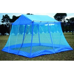 Screen House - 12x12x8 Foot 3.65x3.65x2.4m - Blue (special Price)(endcap)
