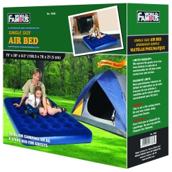 Single Air Bed - Velour Top - 30x73x8.75 Inch 76x185x22cm (special Price)