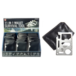 Survival Tool 11 Function Credit Card Size