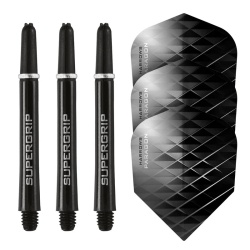 Flights & Shafts H. Black/Silver