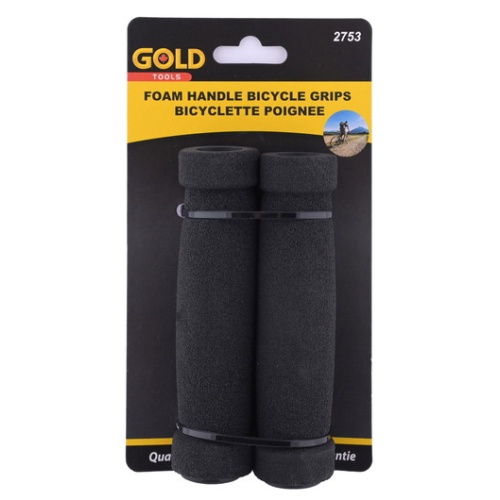 Foam handle bicycle grips - set of 2