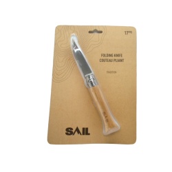Folding Knife Wood Handle Sail