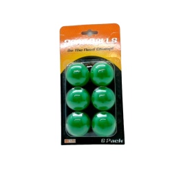 Ping Pong Balls Assorted Colours 6pk. Evri