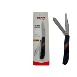 Two Blade Trapper Knife Aluminum Handle Bear Edge