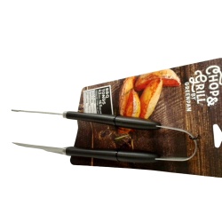 Barbecue Tongs 16.5 Stainless Steel Chop & Grill By Greenpan"