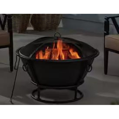 FT-62480 30 IN. OUTDOOR CAST IRON STEEL WOOD
