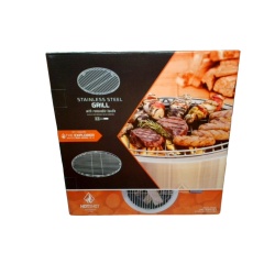 Stainless Steel Grill 19.5 w/Removable Handle Hotshot Accessories"