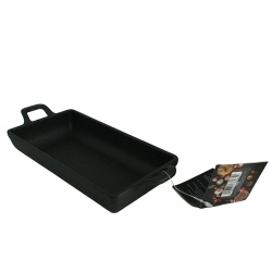 Cast iron rectangular dish 9x4x1 inch