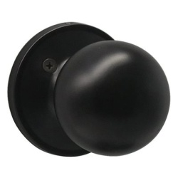 Door Lock Knob Dummy Black
