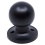 Door Lock Knob Dummy Black
