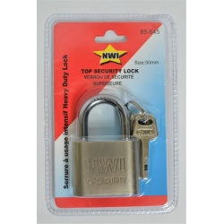 Lock 50mm With 3 Keys Heavy Duty