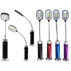 Flex Magnet COB Light 3 AAA Batteries Incld. Aluminum Focus Electronics