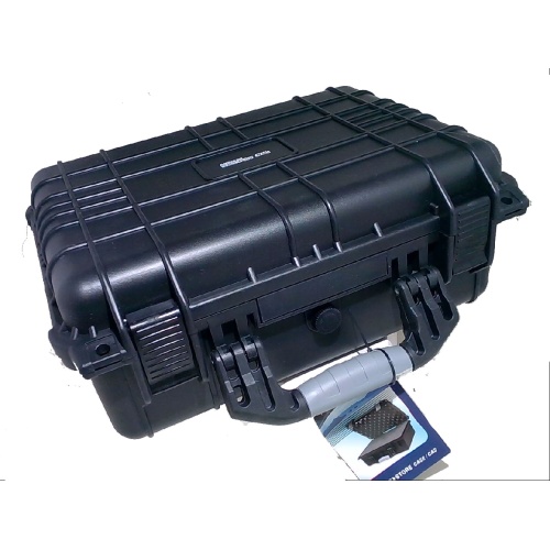 Airtight safe store case 16x13x6.9 inch IP65 rated diced foam removeable for gear protection