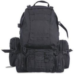 Mil-spex Stealth Modular Tactical Pack Black - 50 Litres