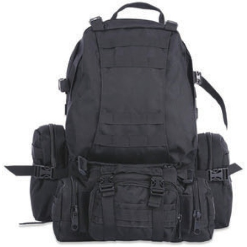 Mil-spex Stealth Modular Tactical Pack Black - 50 Litres