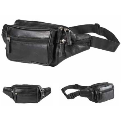 Waist pack leather fanny pack adjusts up to 45 inch