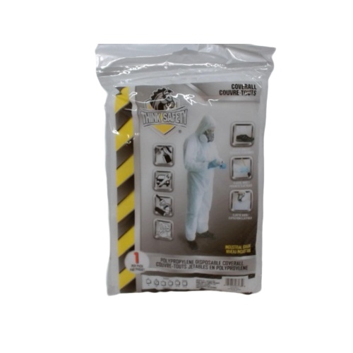 Disposable Coverall Polypropylene Medium w/Hood