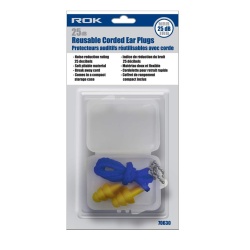 Ear plugs reuseable corded 25db