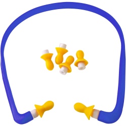 Ear plugs with headband with 4 extra plugs