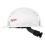 Hard Hat White Front Brim Milwaukee