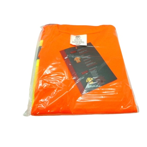 High Viz Safety T-Shirt Orange Large Bedrok