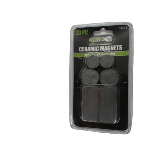 Ceramic Magnets 20pk. Assorted Grip - each sold individually