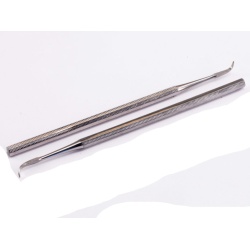 Dental scraper, #8, stainless steel, 125mm 5, 1"