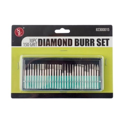 Diamond Burr Set 30pc. 150 Grit