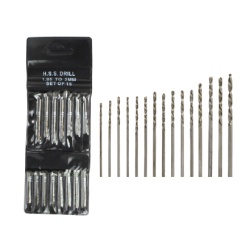 Drill Bit Set 15pc. 1.05mm To 2mm