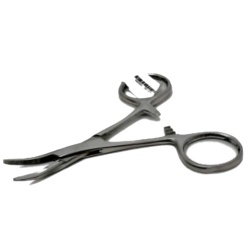 Forceps Curved 3.5 Stainless Steel"