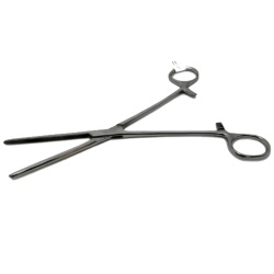Forceps Straight 8 Stainless Steel"