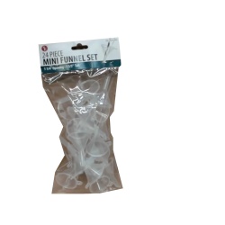 Mini Funnel Set 24pc. 1-1/4 Opening 1-3/5" Tall (or $0.39ea)"