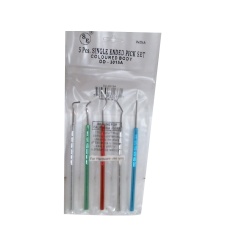 Pick Set 5pc. Single Ended Coloured Body Or B/u $0.99ea