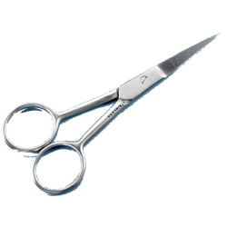 Scissors, open shank, 115mm 4.5, stainless"