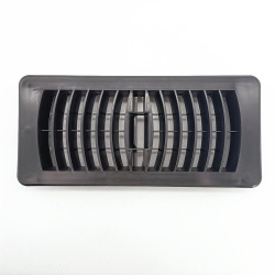 Floor Register Plastic 4 x 10in Black