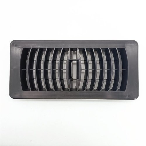 Floor Register Plastic 4 x 10in Black