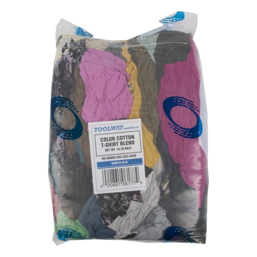 Bag of coloured rags 10 lb
