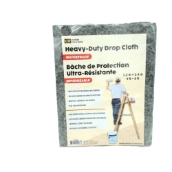 Heavy Duty Drop Cloth - 4 X 8 Feet Waterproof