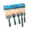 paint brush set nylon-poly 5 pc 1-3 inch