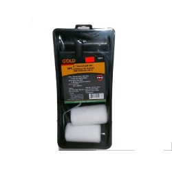Paint tray with 4 inch roller and 2 refill rollers