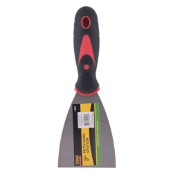 Putty knife 3 inch rubber handle
