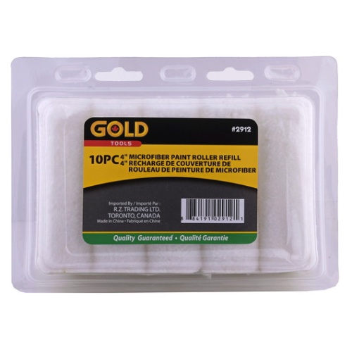 Roller refill 4 inch microfibre for paint 10 pc
