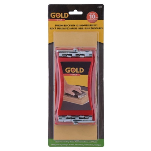 sanding block with 10 pc sandpaper