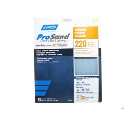 Sandpaper 220 grit very fine 3 sheets 9x11 inch